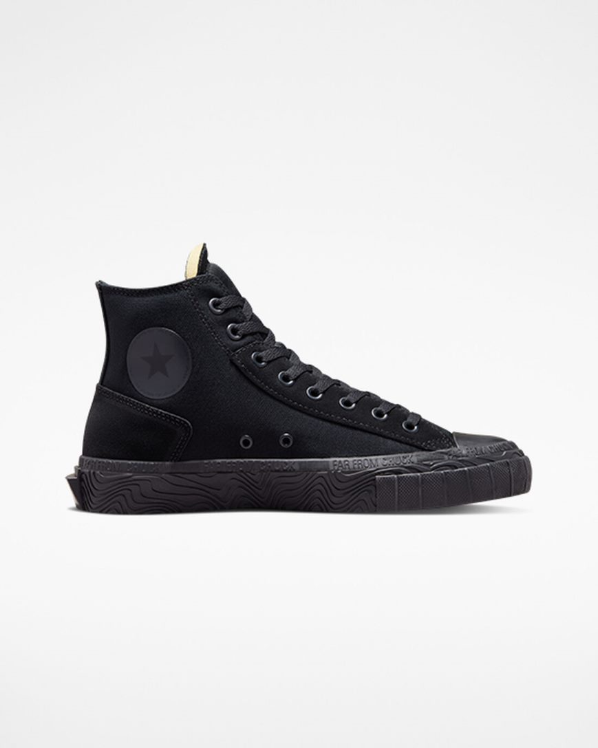 Women\'s Converse Chuck Taylor Alt Star Wavy High Top Shoes Black / Deep Grey / Black | AU EC618J